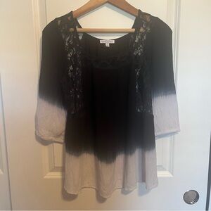 Patrons Of Peace Ombré Lace Blouse Size M